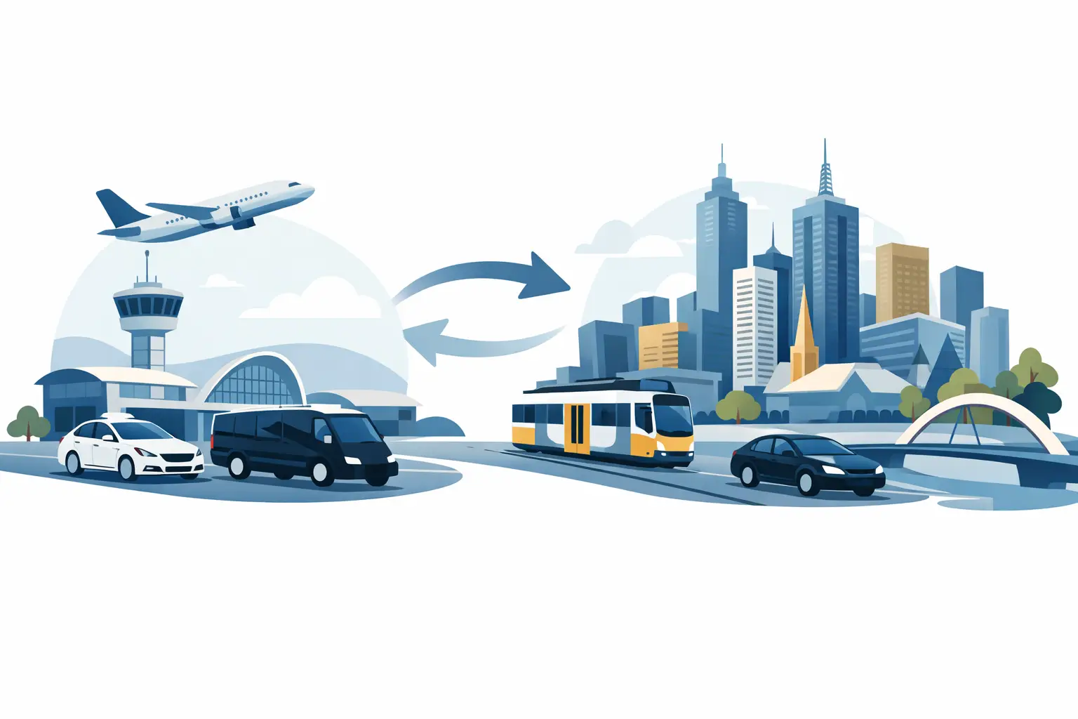 Transfers from Tullamarine Airport to Melbourne CBD