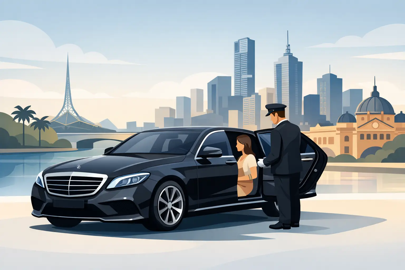 Mercedes Chauffeur Car Review for Melbourne