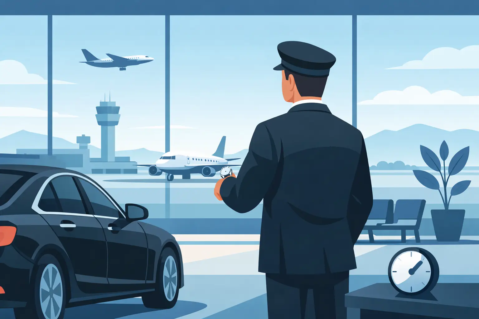 Can Airport Chauffeurs Wait Free?