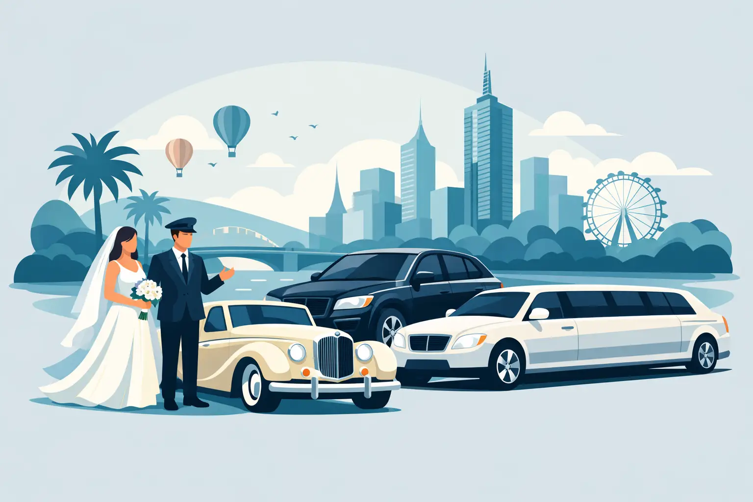 Chauffeur Wedding Car Alternatives for Melbourne