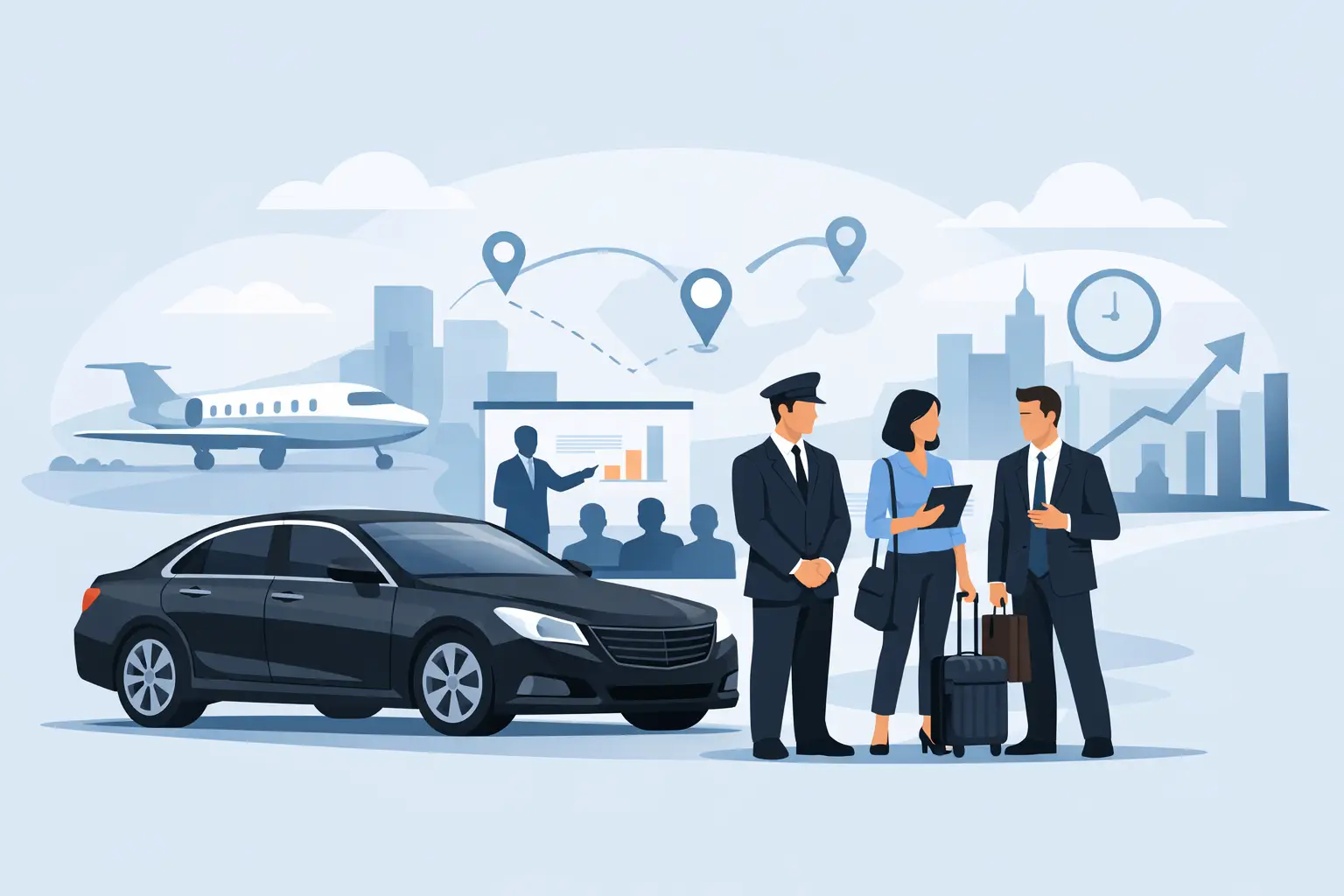 Chauffeured Transport for Roadshows