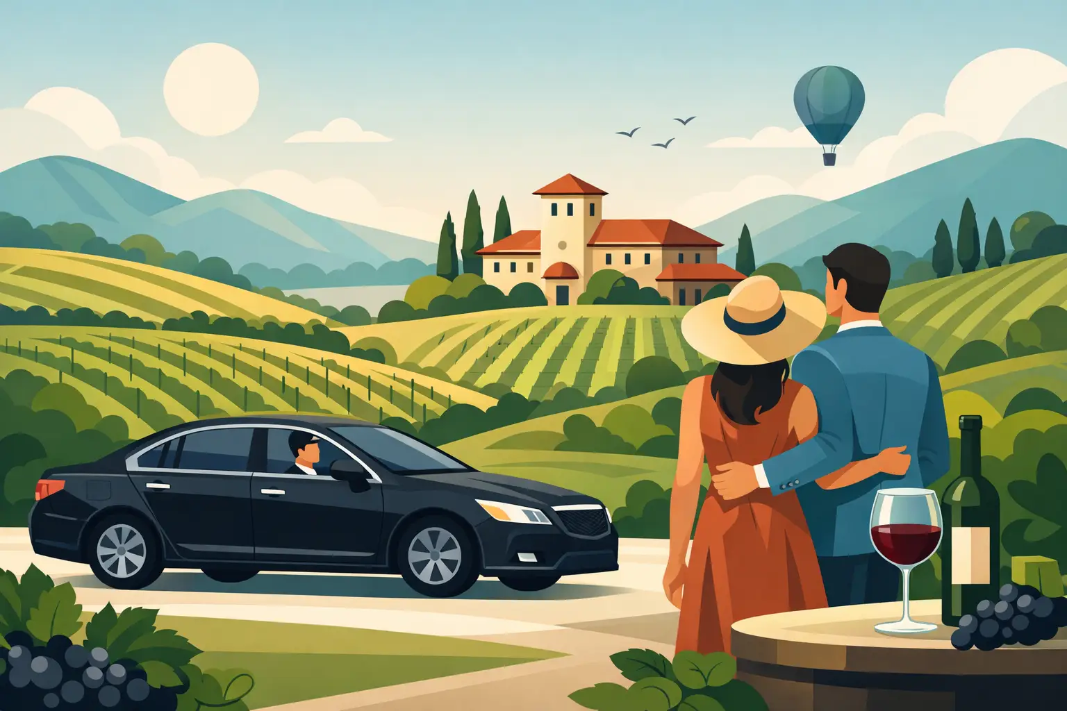 How to Plan a Chauffeured Winery Day Trip