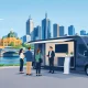 A Roadshow Transport Example for Melbourne Teams
