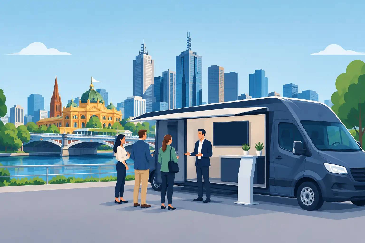 A Roadshow Transport Example for Melbourne Teams
