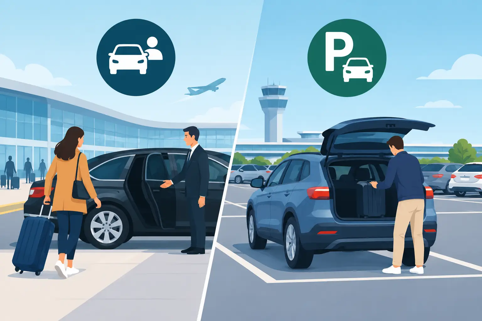 Airport Pickup Versus Parking: Which Suits You?