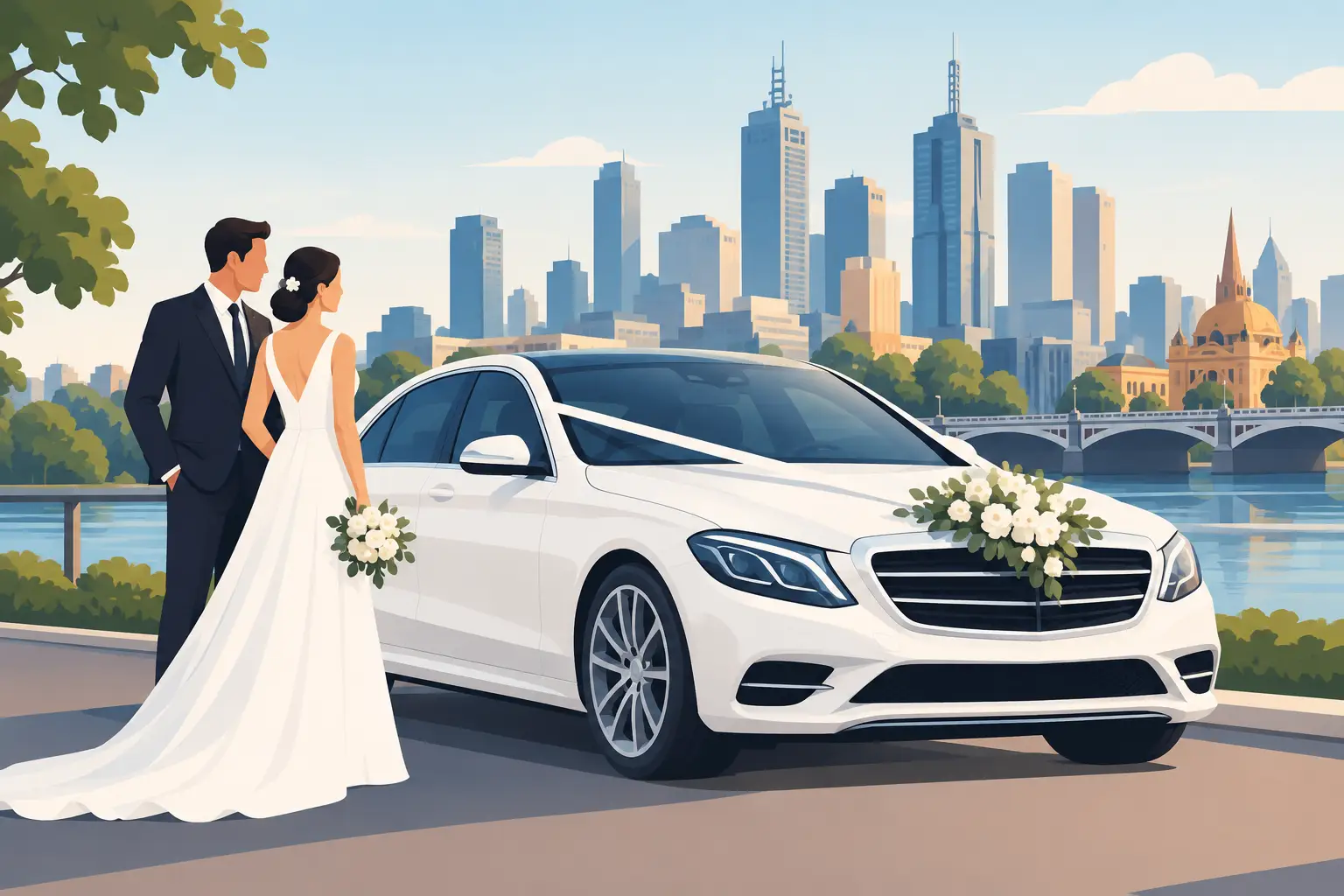 A Melbourne Wedding Transport Example That Works